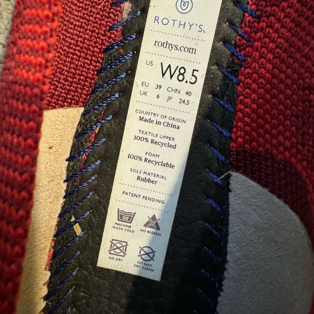 Rothy's Red Patterned Flats - image 5